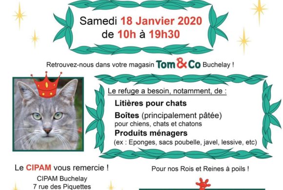 Collecte Samedi 18 janvier 2020 chez Tom and Co (Mon Beau Buchelay)