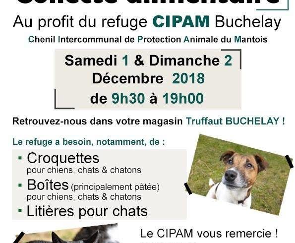 Collecte TRUFFAUT, Buchelay 01 et 02 décembre 2018