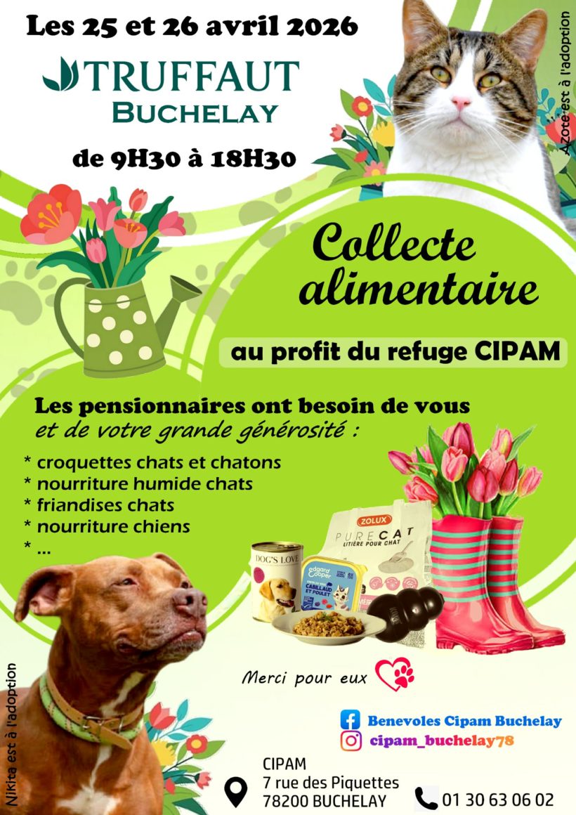 Collecte 25 et 26 avril 2026, Truffaut Buchelay